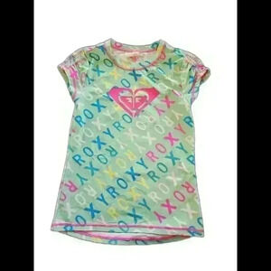 Colorful ROXY Graphic T-Shirt for Kids